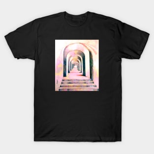 Ancient Arches in Pink T-Shirt